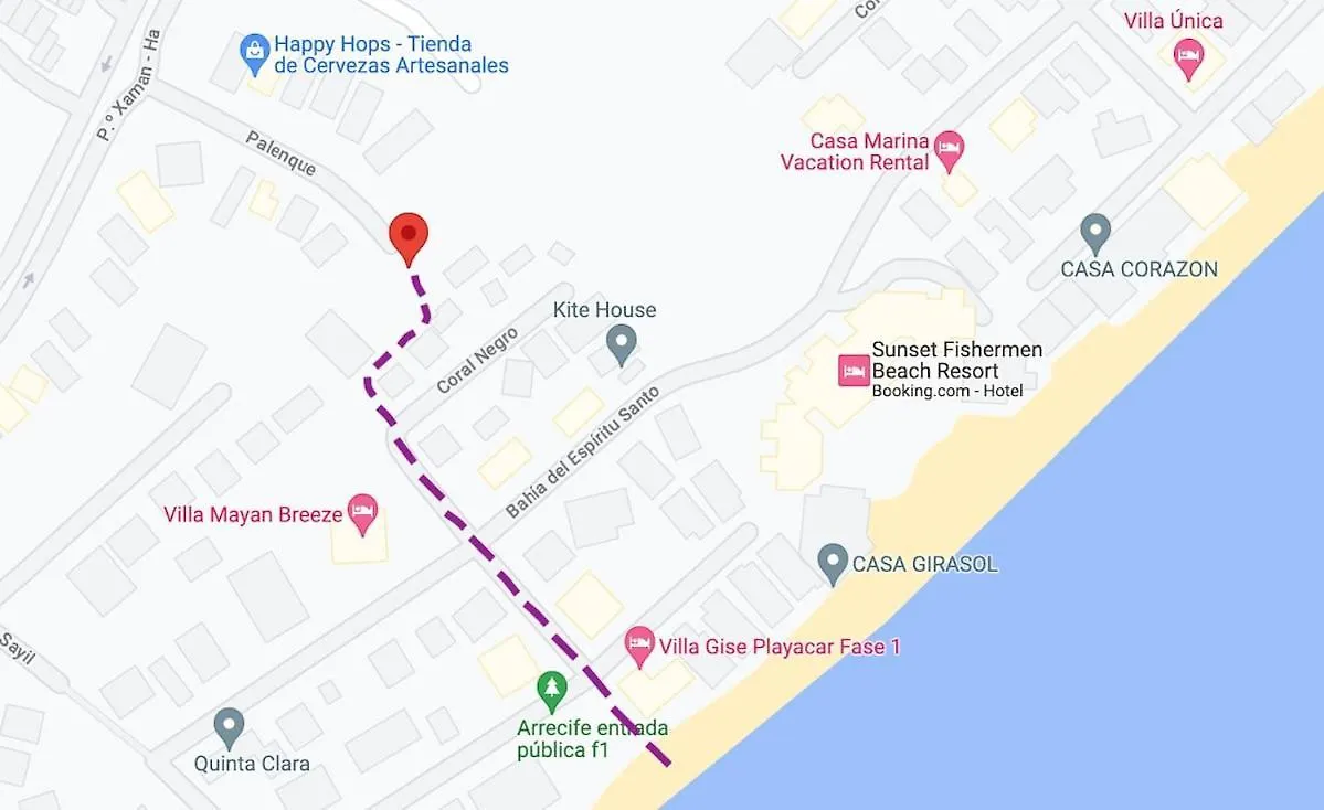 Apartment In Duplex One Block From Playacar Beach Плая-дель-Кармен